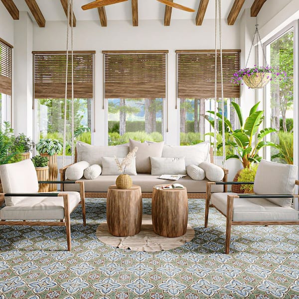 Harmonia Grove Green 13 in. x 13 in. Ceramic Floor and Wall Tile (12.0 sq. ft./Case)