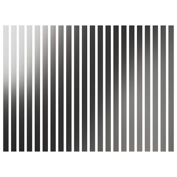 Ekena Millwork Adjustable Slat Wall 1/8 in. T x 2 ft. W x 4 ft. L Silver Mirror Acrylic Decorative Wall Paneling (22-Pack)