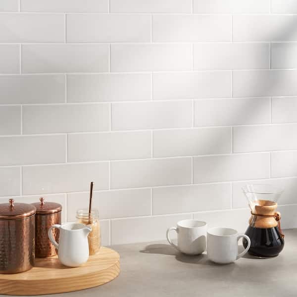 Remington Mist 3.93 in. x 11.81 in. Polished Porcelain Wall Tile (13.55 sq. ft./Case)