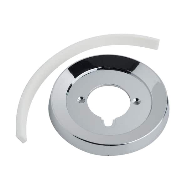 Symmons Temptrol 5.75 in. x 0.63 in. Tub and Shower Escutcheon in Chrome