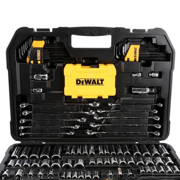 DEWALT - ATOMIC 20V MAX Lithium-Ion Cordless Combo Kit 2-Tool and Mechanics Tool Set 142-Pc w/ (2) 2Ah Batteries, Charger and Bag
