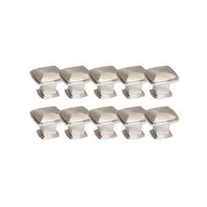 Park Avenue 1-1/4 in. Satin Nickel Cabinet Knob Value Pack (10-Pack)