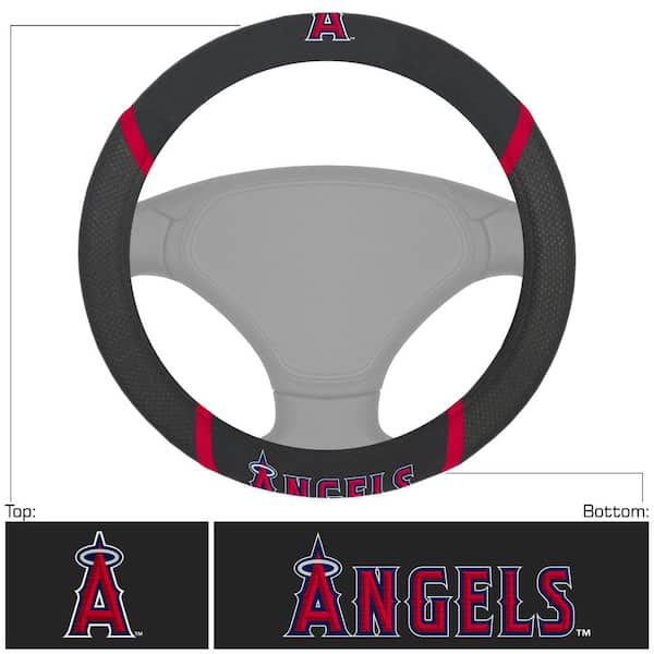 FANMATS Los Angeles Angels Embroidered Steering Wheel Cover