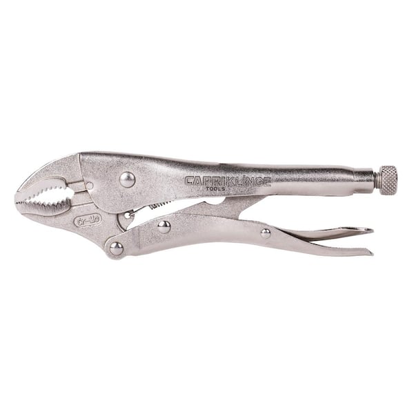 Capri Tools Klinge 10 in. Curved Jaw Locking Pliers with Wire Cutter