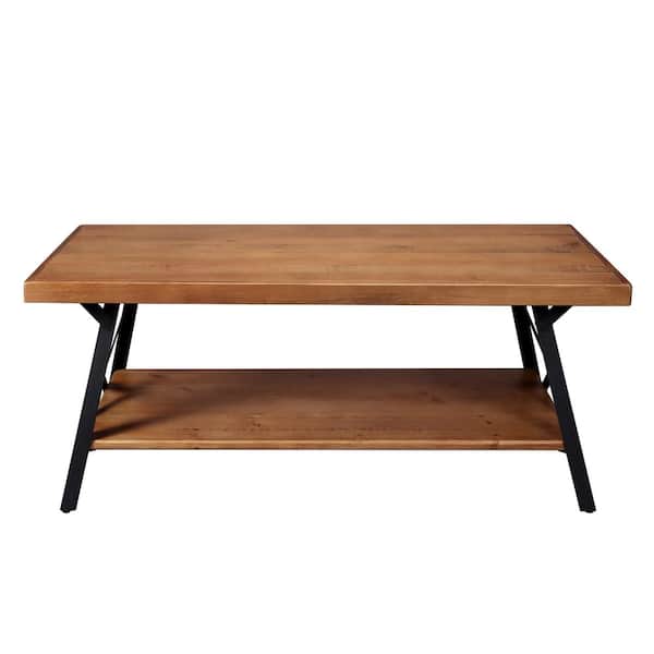 Large Rectangle Wood Coffee Table, Wood Coffee Table Chrome Legs