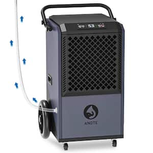 305 pt. 9,000 sq. ft. Bucketless Commercial and Industrial Dehumidifier in. Black, NEMA 5-20 Receptacle