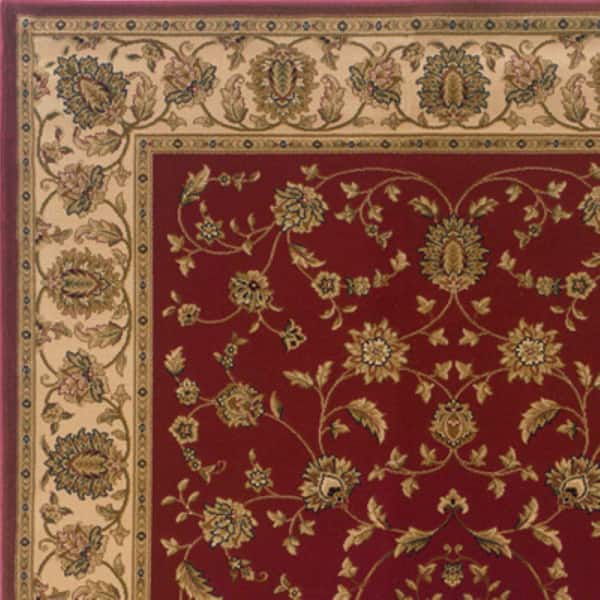 Kurdamir Rockland Crimson 33 in. x Your Choice Length Stair Runner Rug