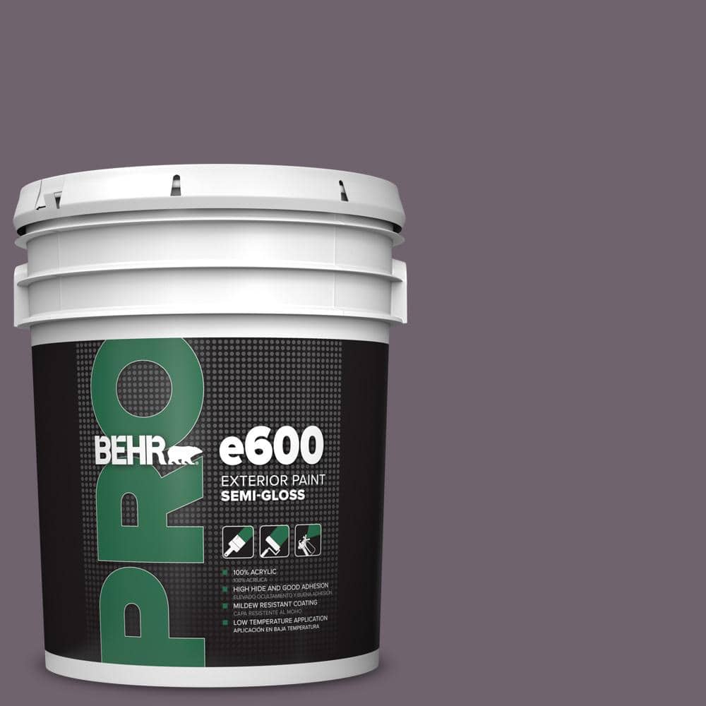 5 gal. #670F-6 Vintage Grape Semi-Gloss Exterior Paint product image for price tracking