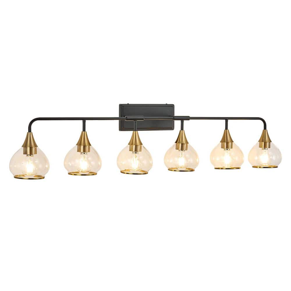 40%off【新品】Safavieh Justine 6灯 ペンダントライト Jushua Modern 48 in. 6-Light Gold Vanity Light Wall Sconce with