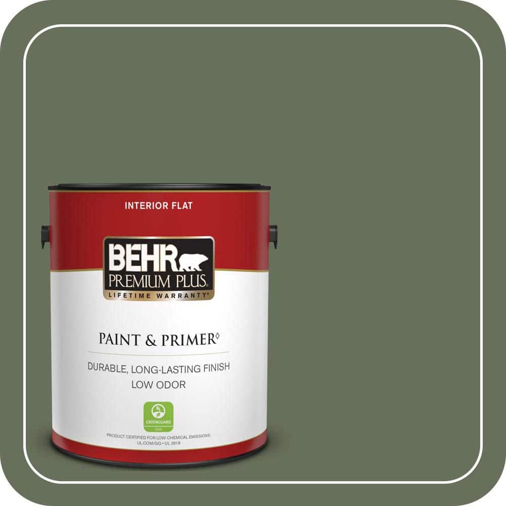 1 gal. #N390-6 Laurel Garland Flat Low Odor Interior Paint & Primer price history on PriceWatchPro