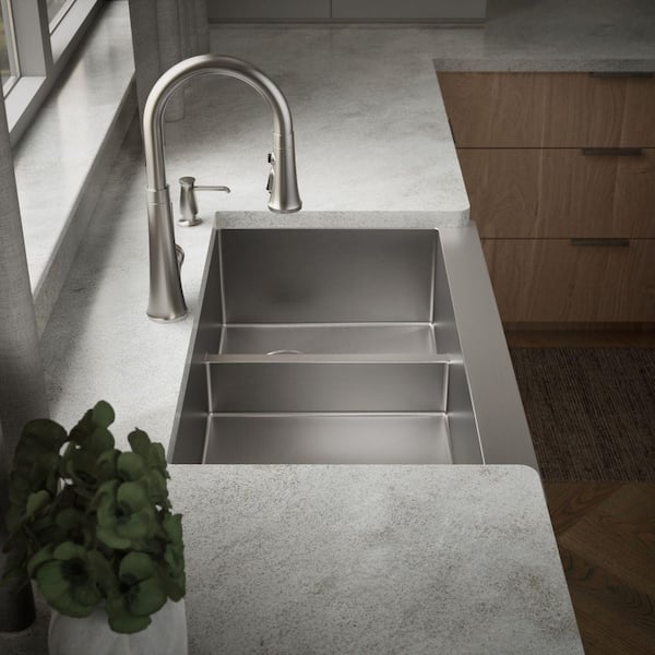 KOHLER Strive Farmhouse Apron Front Undermount Stainless Steel 36