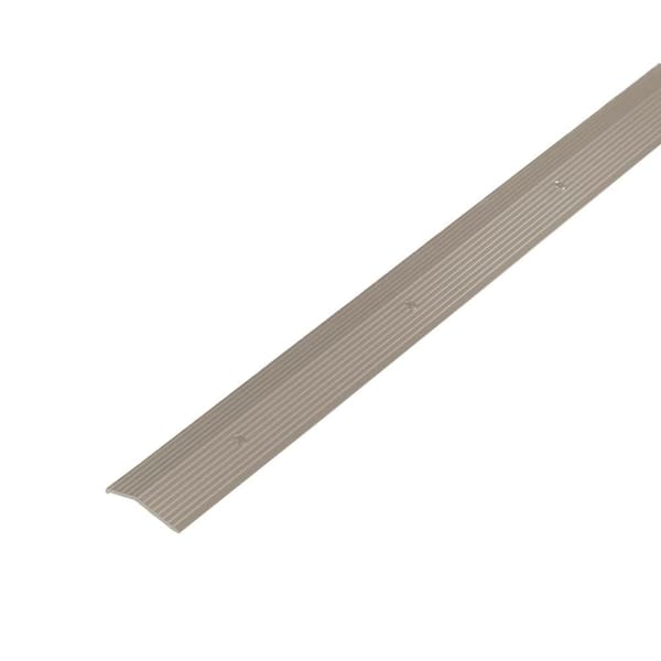 1-3/8"X 36" PEWTER ALUMINUM CARPET TRIM W/SCREW NAILS