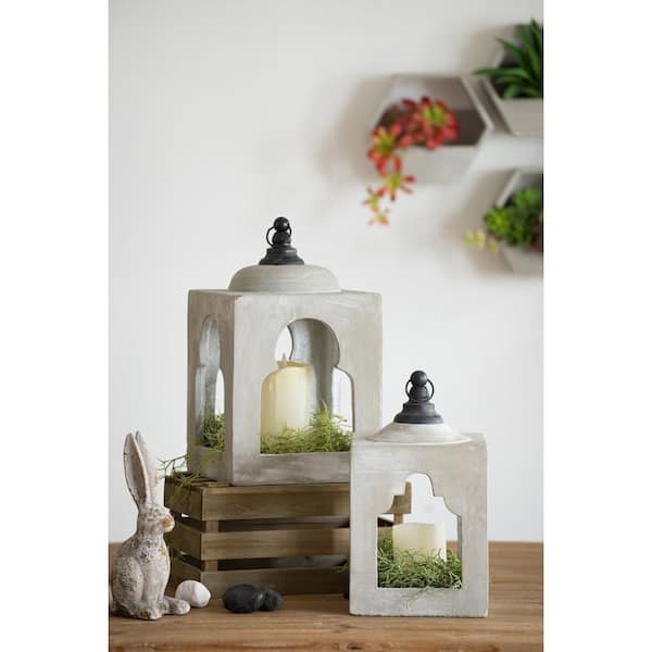 A & B Home Garden Abstract Cement Sculpture