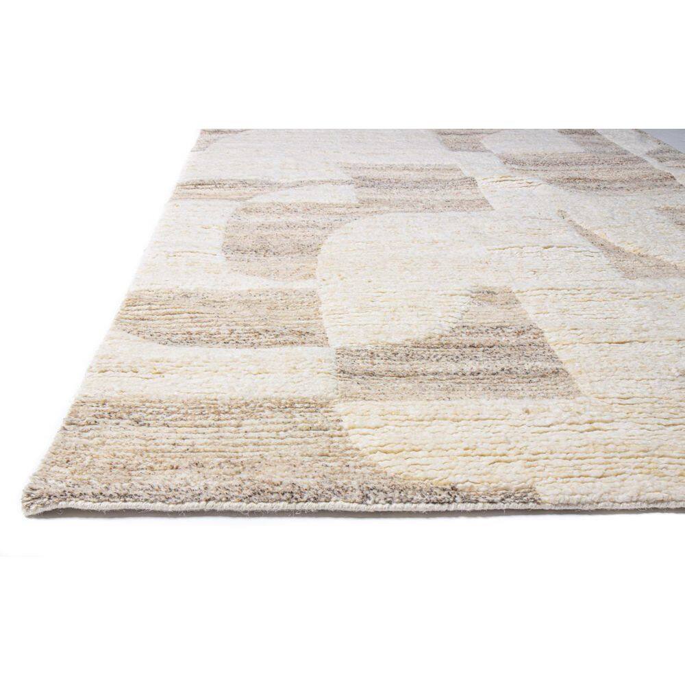 Camel Hand-Knotted Wool Rectangular Area Rug 7'6" x 9'6"