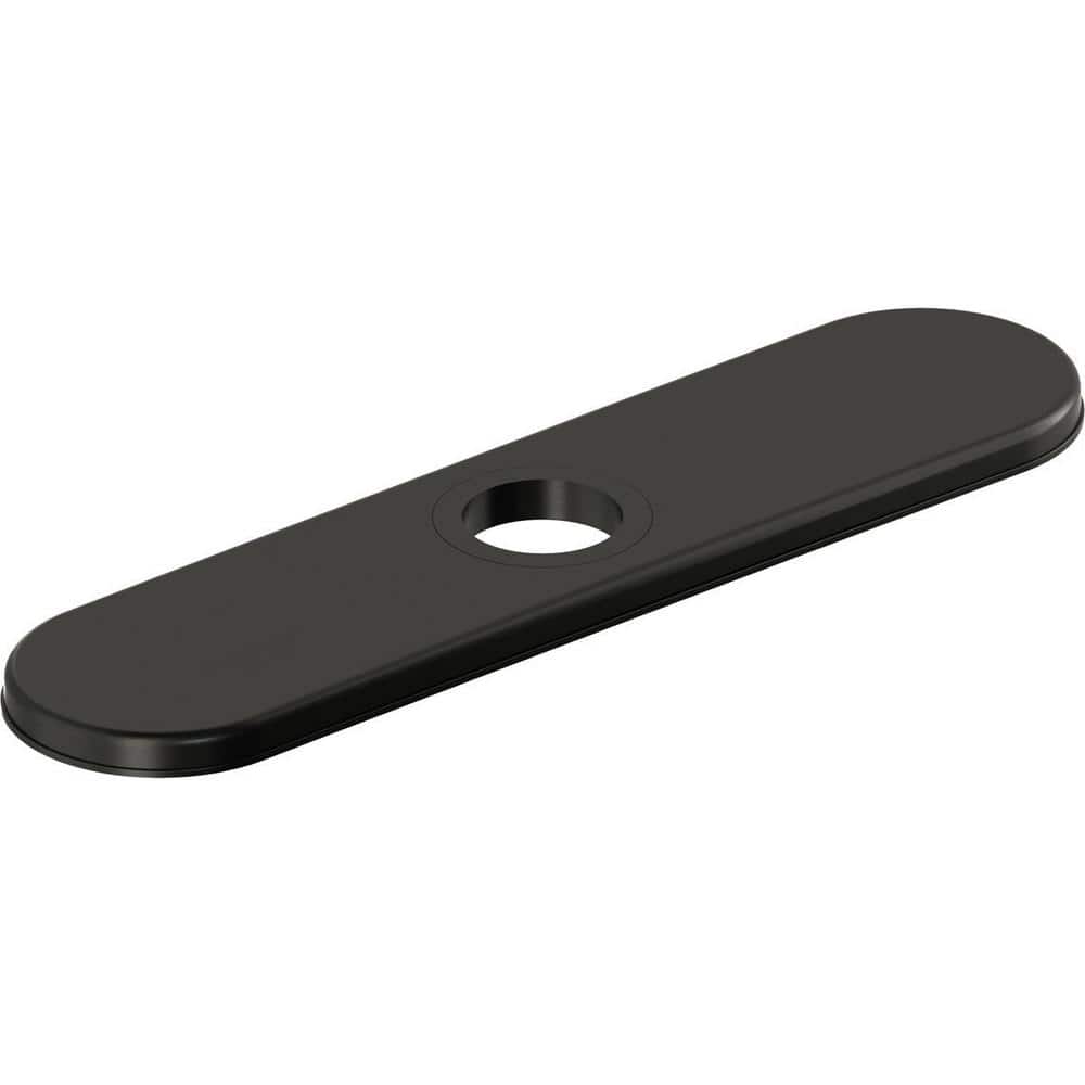 Elkay 3 in. x 10 in. Black Stainless 3Hole Deck Plate/Escutcheon