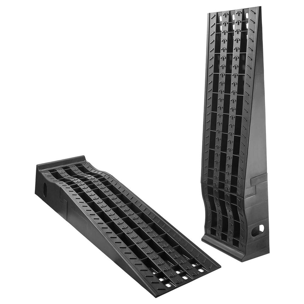 SKYSHALO Car Ramps, 6.3 in. Lift Height, Black Portable High Profile ...
