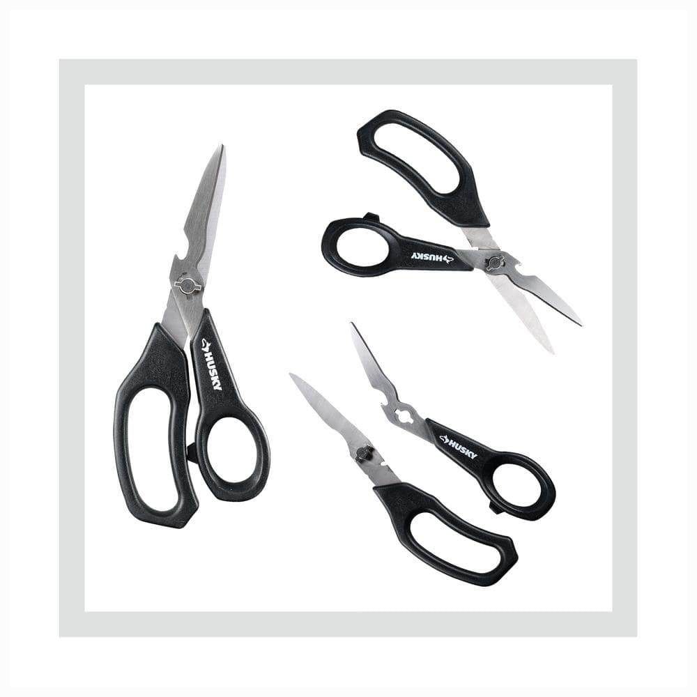 DURATECH 8 Inch Heavy Duty Scissors All Purpose, Industrial Scissors,  Pruning Shears for Gardening & DURATECH 10 Inch Scissors All Purpose Heavy  Duty