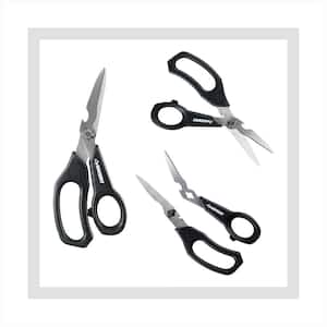 Fiskars Everyday 8 in. Titanium Scissors with SoftGrip (2-Piece) 1067266 -  The Home Depot