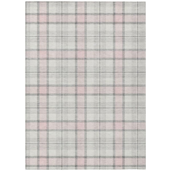 Addison Rugs Chantille Machine Washable Indoor/Outdoor Abstract ACN1052 Pink 8 ft. x 10 ft. Area Rug