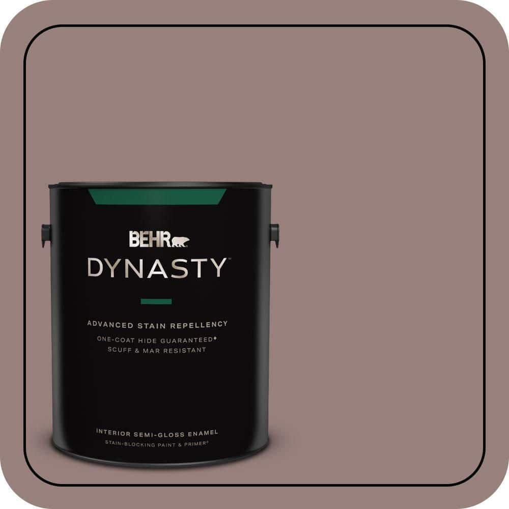 1 gal. #N130-5 Mystere One-Coat Hide Semi-Gloss Enamel Interior Stain-Blocking Paint & Primer price history on PriceWatchPro