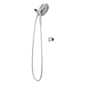 In2ition 7-Spray Patterns 1.75 GPM 7.88 in. Wall Mount Dual Shower Heads in Chrome