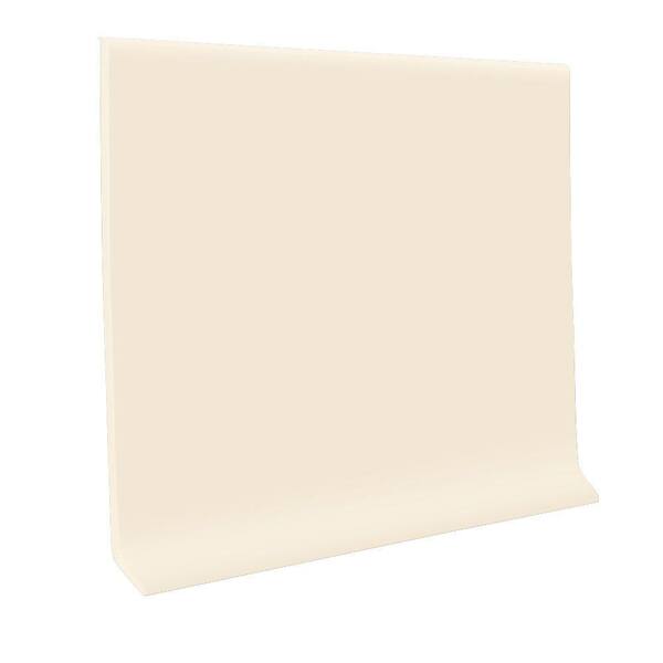 ROPPE Vinyl 4 in. x 0.080 in. x 48 in. Bisque Vinyl Wall Cove Base (30 pieces)