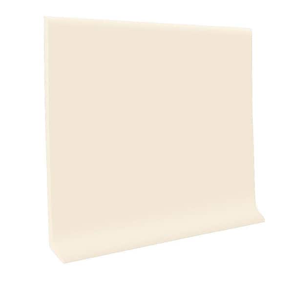 Unbranded 700 Series Bisque 4 in. x 48 in. x 1/8 in. Thermoplastic Rubber Wall Cove Base (30-Pieces)