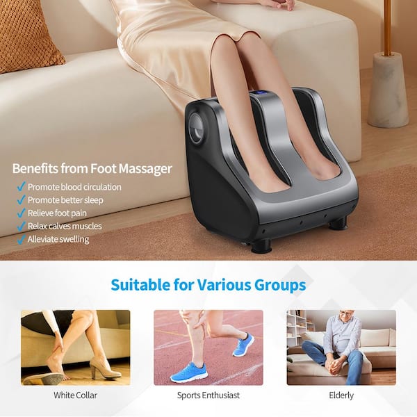 Shiatsu Foot Massager with Kneading and Heat Function - Costway