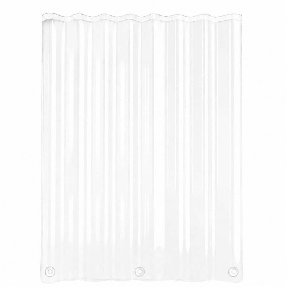 72 in. W x 90 in. L Clear PEVA Shower Curtain Liner with 3 Magnets and 12 Grommets price history on PriceWatchPro