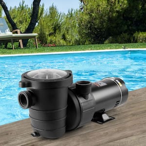 Above Ground Pool Pump 1HP 110-Volt 80 GPM Max. Flow Single Speed Swimming Pool Pump with Filter Basket