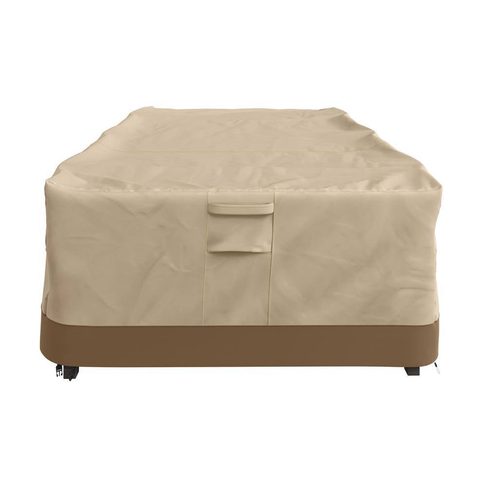 Beige Heavy-Duty Outdoor Furniture Cover with UV Protection