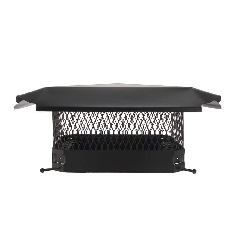 13 in. x 13 in. California Oregon Bolt-On Single Flue Chimney Cap in Black Galvanized Steel price history on PriceWatchPro