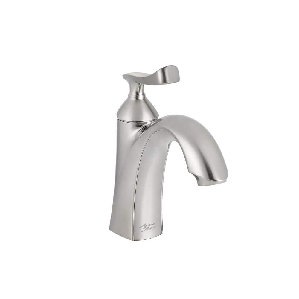 American Standard Chatfield Single Hole Single-Handle Bathroom Faucet in  Brushed Nickel 7413101.295 - The Home Depot