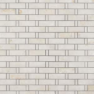 Mantis Ivory 11.81 in. x 11.81 in. Matte Porcelain Floor and Wall Mosaic Tile (0.96 sq. ft./Each)