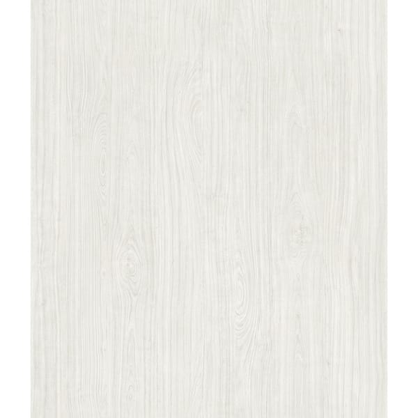 White Oyster Cherry Wood Peel and Stick Vinyl Wallpaper Roll