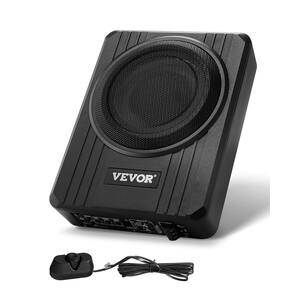 8 in. 400 W Underseat Car Subwoofer Slim Powered Car Subwoofers Under the Seat, Low Profile Audio Sub Built-in Amplifier