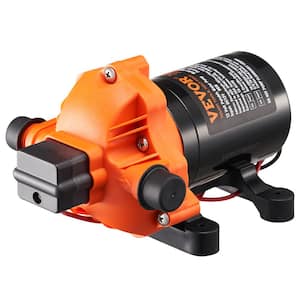 12V Diaphragm Pump 3 GPM 3-Chamber Water Pump Automatic Pressure Switch 50 PSI 1/2 in. MNPT Port for RV Yacht Food Truck