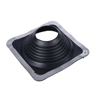 Master Flash 17 in. x 17 in. Vent Pipe Roof Flashing with 6-3/4 in. - 13-1/2 in. Adjustable Diameter