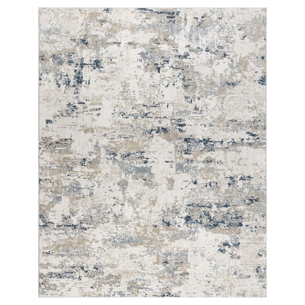 Gertmenian & Sons Ethan Tiges Beige 9 ft. x 13 ft. Abstract Indoor Area Rug