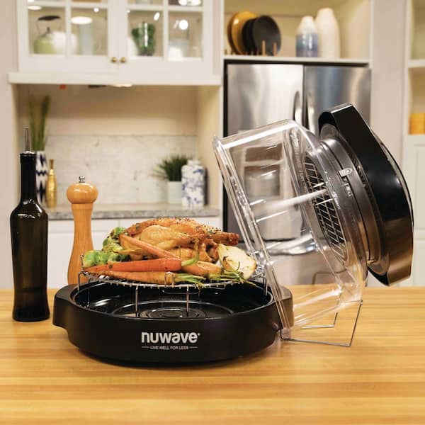 NuWave Pro Plus 1500 W Black Countertop Oven with Built-In Timer 