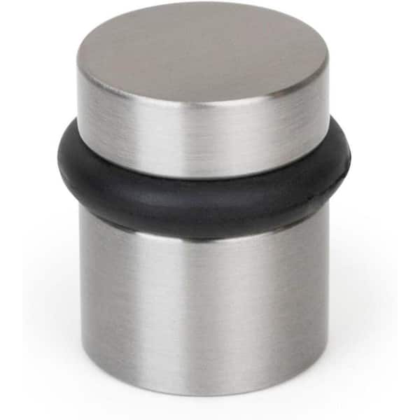 Floor Door Stopper Satin Nickel-1 Pack Quickly Installed Wall Protector and Door Knobs-1.5 in.