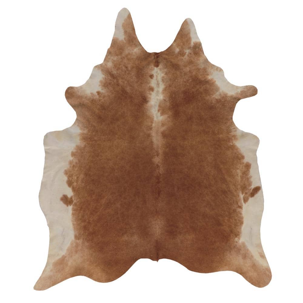 Cowhide Medium Brindle 7 ft. x 7 ft. Indoor Area Rug