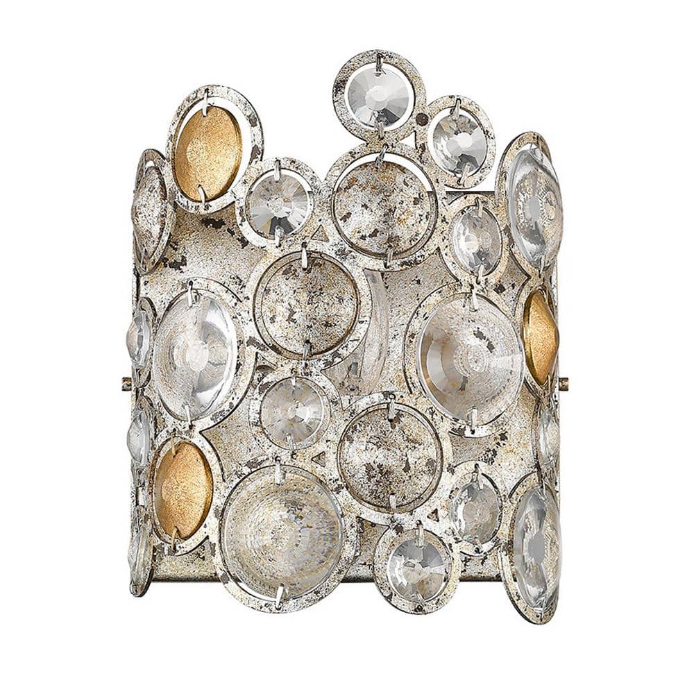 UPC 741142000069 product image for Trend Lighting Vitozzi 1-Light Antique Silver Leaf Sconce | upcitemdb.com