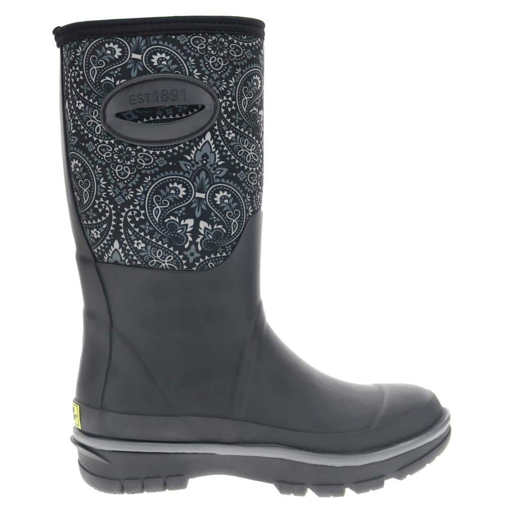 PROTECHT MID BLACK RUBBER BOOTS