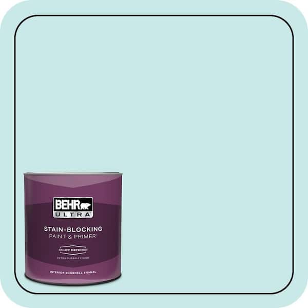 BEHR ULTRA 1 qt. #M460-1 Tahitian Sky Extra Durable Eggshell Enamel Interior Paint & Primer
