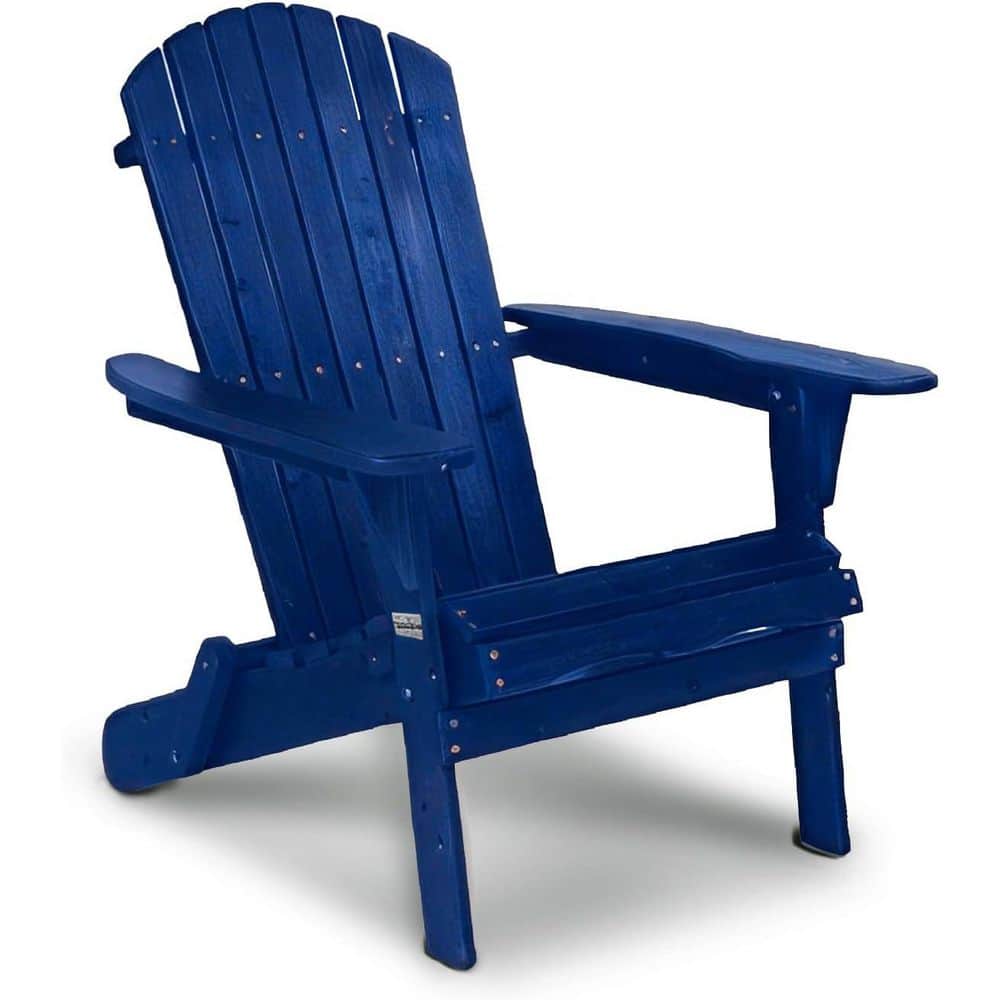 Blue Folding Wood Adirondack Chair 1PC price history on PriceWatchPro