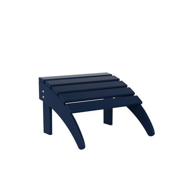 WESTIN OUTDOOR District Navy Blue Plastic Outdoor Adirondack Chair