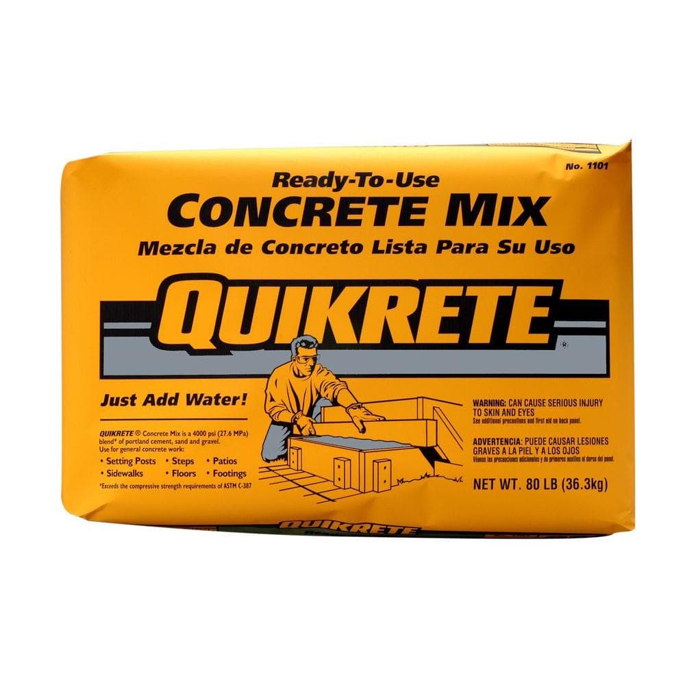 Quikrete 80 lb. Concrete Mix 110180 - The Home Depot
