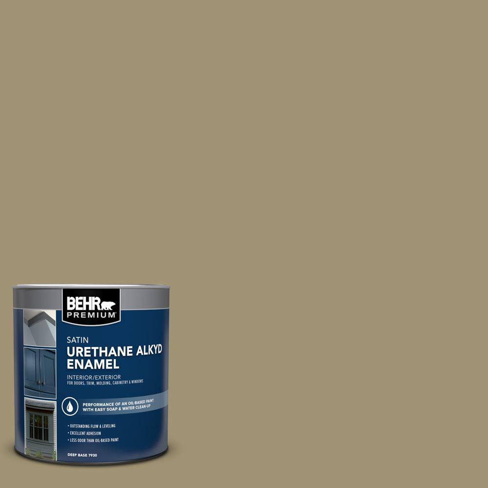 1 qt. #380F-6 River Bank Satin Enamel Urethane Alkyd Interior/Exterior Paint price history on PriceWatchPro