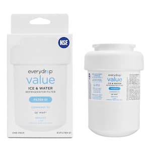 Everydrop Refrigerator Value Replacement Water Filter for GE MWF, 1-Pack